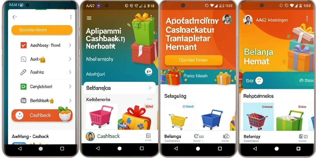 Antarmuka aplikasi AA62 dengan fitur cashback terbaru.