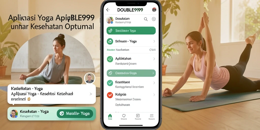 Tampilan antarmuka aplikasi DOUBLE999 yang sederhana dan menarik.