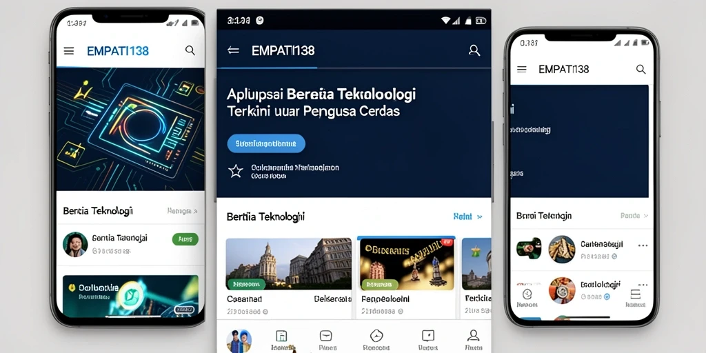 Antarmuka menarik dan informatif dari EMPATI138.