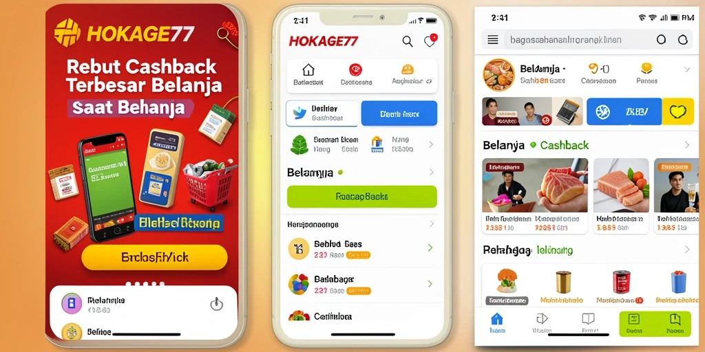 Tampilan antarmuka HOKAGE77 yang sederhana dan menarik untuk cashback.