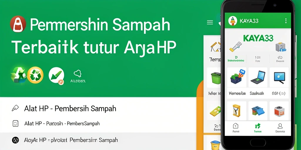 Antarmuka KAYA33 yang bersih dan fungsional untuk pembersihan sampah.